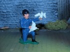 Barclay Lead Toy Soldier Pigeon Dispatcher Conversion To A Belgian -1980