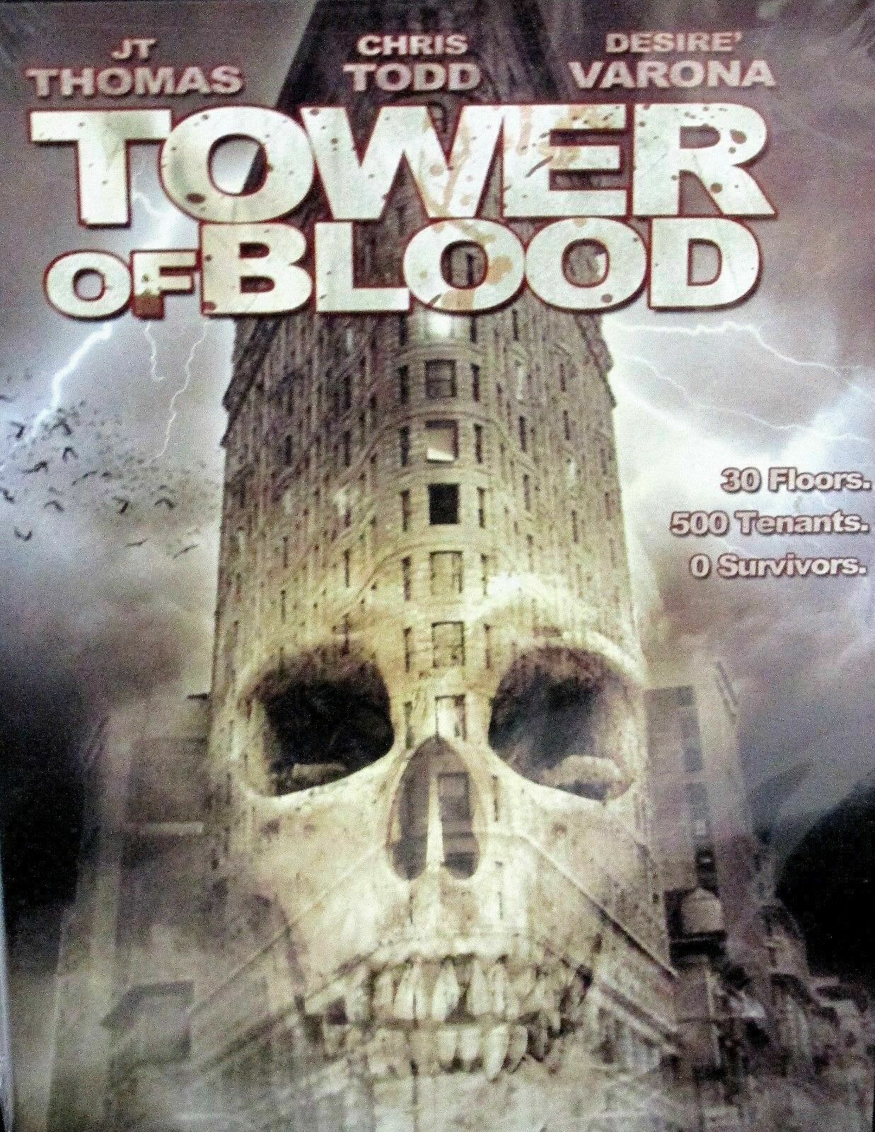 Tower of Blood DVD Horror Gore Murder Mental Hospital Psycho Killer JT Thomas