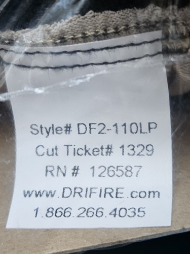 Pantalón base DRIFIRE FR Silkweight XL Desert Sand USGI DF2-110LP 20000165-DS-XL - Imagen 6 de 6