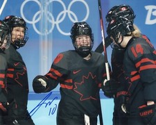 SARAH FILLIER SIGNED AUTOGRAPH TEAM CANADA 2022 OLYMPICS  8X10 PHOTO PROOF #2
