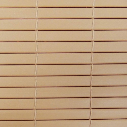 Outdoor Roll-up Shades for Porch, Roll-up PVC Blinds ,Woodgrain, 36" W x 72" L - Picture 3 of 6