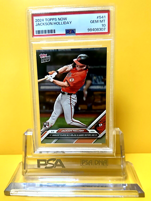 Jackson Holliday PSA 10 ! “5 HRs in 10 Games