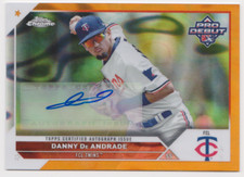 2023 Topps Pro Debut Danny De Andrade Orange Lava Prospect Autograph Auto /25