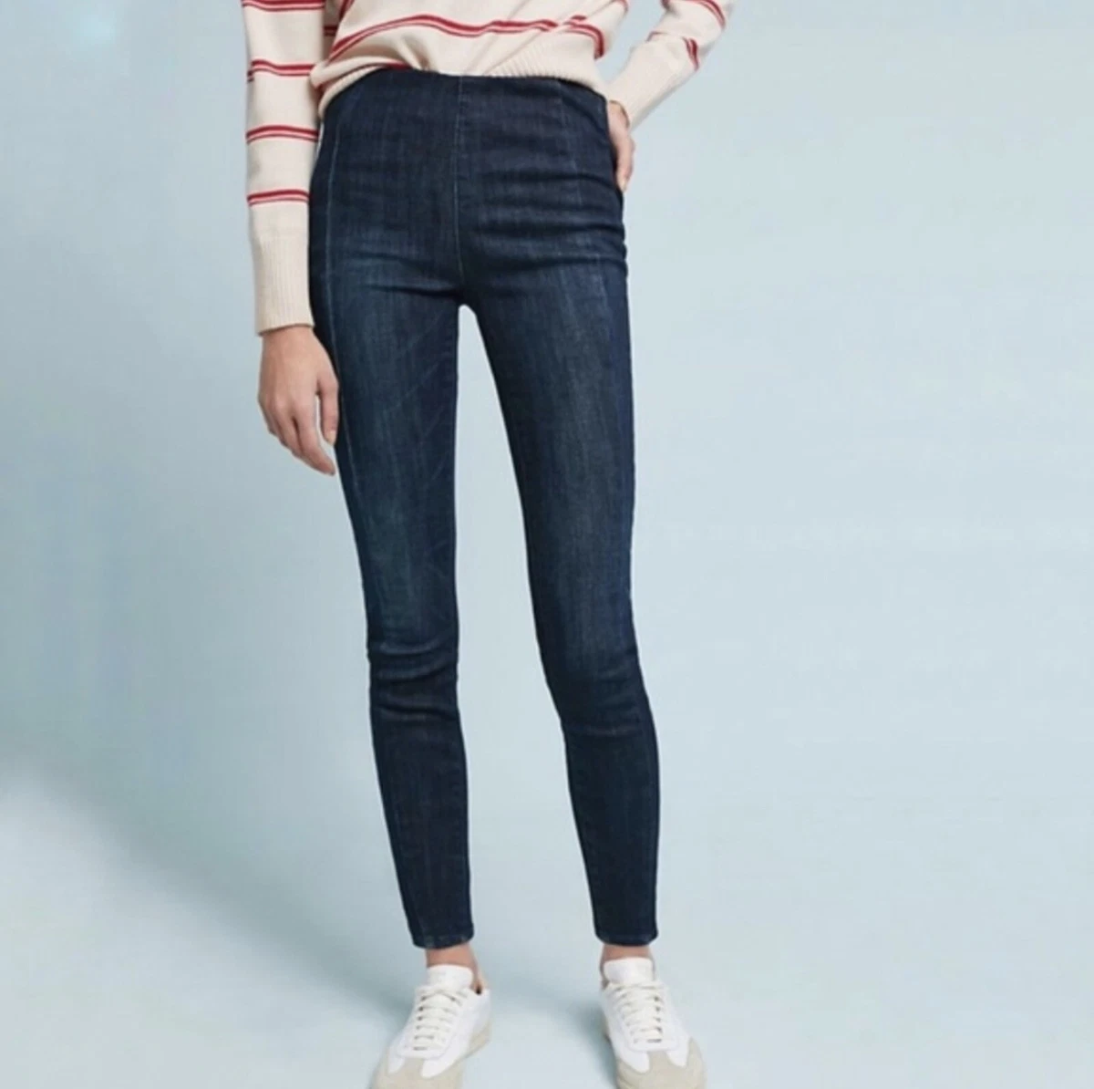 Pilcro and the letterpress clearance high rise denim leggings