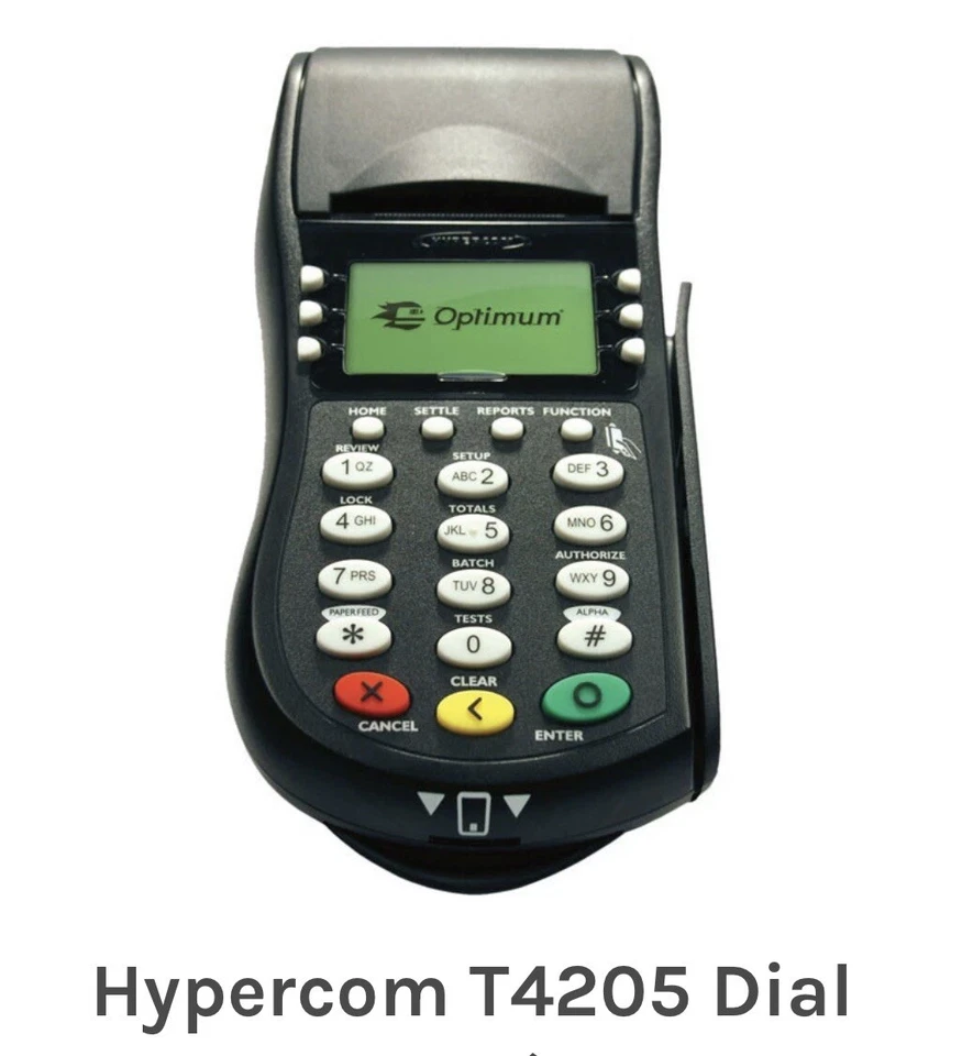 Equinox T4205 Credit Card Terminal w/ Pin Pad P1300 & AC Adapter. (C1) - Image 3 of 4