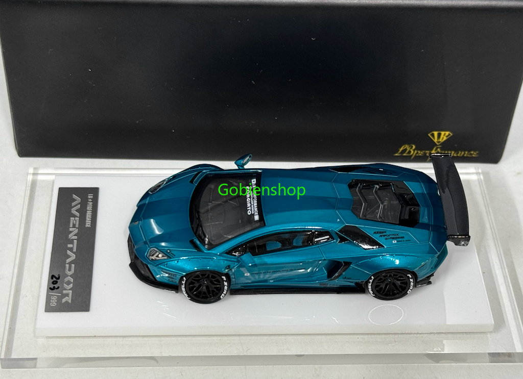 GB Onemodel 1:64 Blue LP700 Aventador LB Sports Model