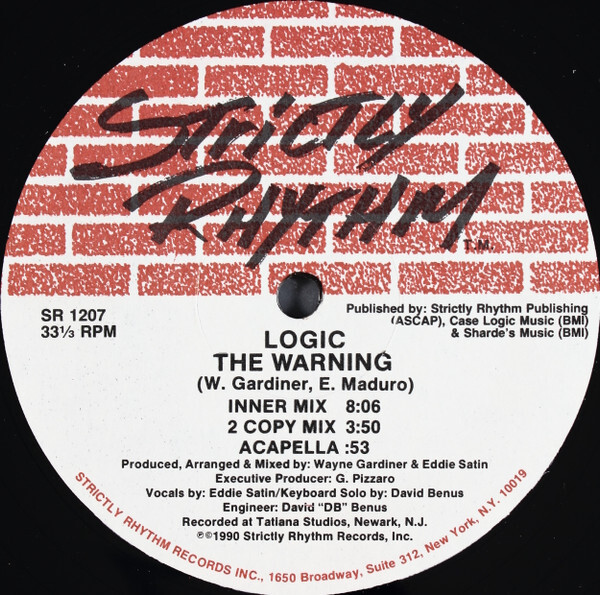 米12” Logic The Warning / The Final Frontier SR1207 Strictly Rhythm /00250 12
