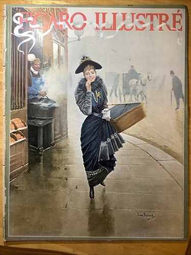 1893 FIGARO ILLUSTRE MAGAZIN ~HERAUSRAGENDER LITHOGRAPHIEEINBAND