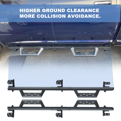 2009-2018 Running Boards For Dodge Ram 1500 Crew Cab Drop Side Steps Nerf Bars