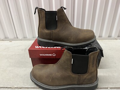 Men Wolverine Floorhand Romeo Soft Toe Waterproof Work Boot W220030 Brown  Sz