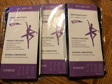 Girls TIGHTS 40D Semi Opaque Tights GIRLS 3 Pairs SOFT EVERSWE