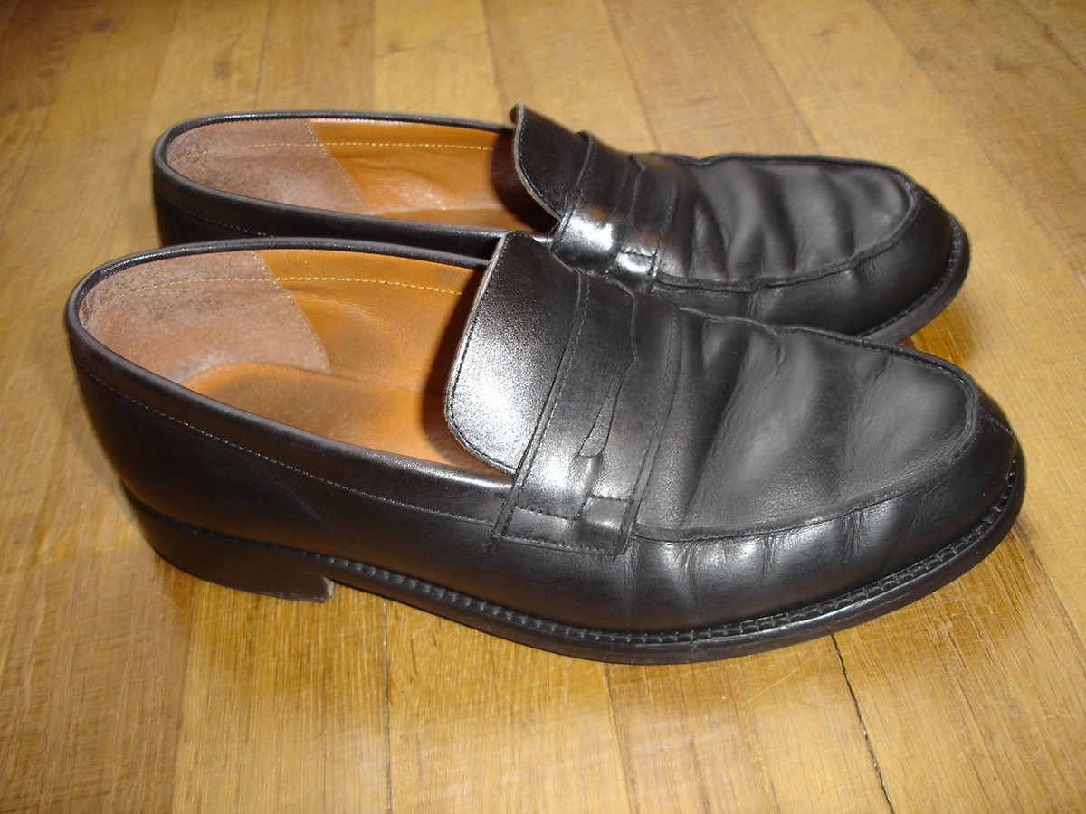 Stephane Gontard chaussures mocassins homme occasion cuir T40,5 France  C35