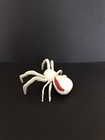 Handmade Hand-painted 3" White Goldenrod Crab Spider Arachnid Figurine Replica — photo 2