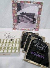 NOS Vtg Nationals Pantyhose 3 Pair Hosiery QUEEN 100 Nylon Seamless 2X