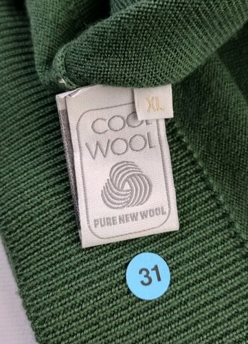 Royal Dublin G.C. Pringle Of Scotland Cool Wool Green Vest Men's Sz XL NWT - Picture 8 of 8