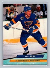 1992 Fleer Ultra  Brett Hull #186 St. Louis Blues