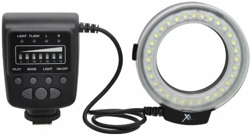 Xit XTLMRUN Pro Series Universal 2-In-1 LED Macro Ring Light (Black) - Image 2 of 3