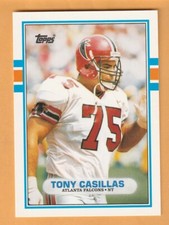 Tony Casillas Atlanta Falcons 1989 Topps Traded #5T Oklahoma Sooners 13M