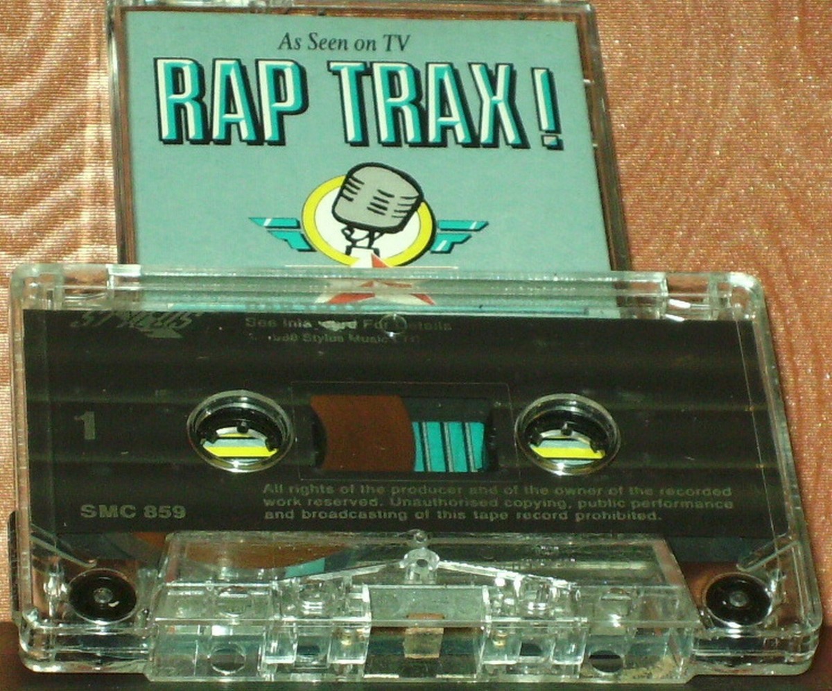 Various ‎Rap Trax! CASSETTE ALBUM Electronic Pop Rap Hip Hop