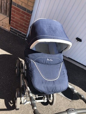 silver cross navy pram