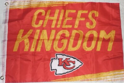3 - Kansas City Chiefs 2021 'Chiefs Kingdom' 20'' x 30'' Flags