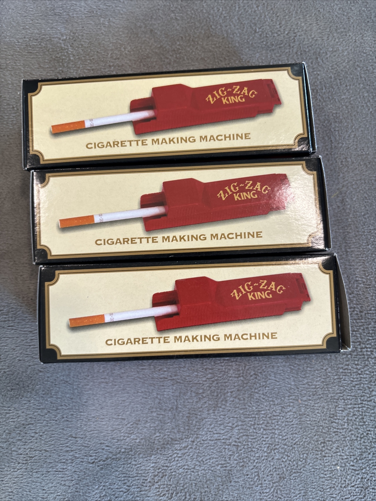 Lot Of 3 Zig Zag Cigarette Machines eBay