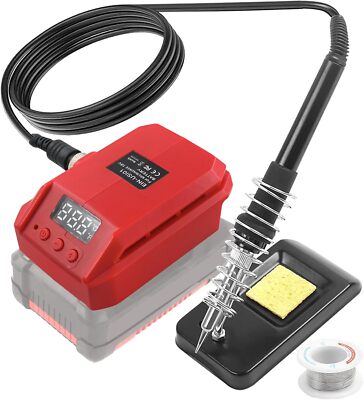 Cordless Lötkolben für Einhell 18V Li-Ionen Akku 60W LCD Einstellbar Werkzeug