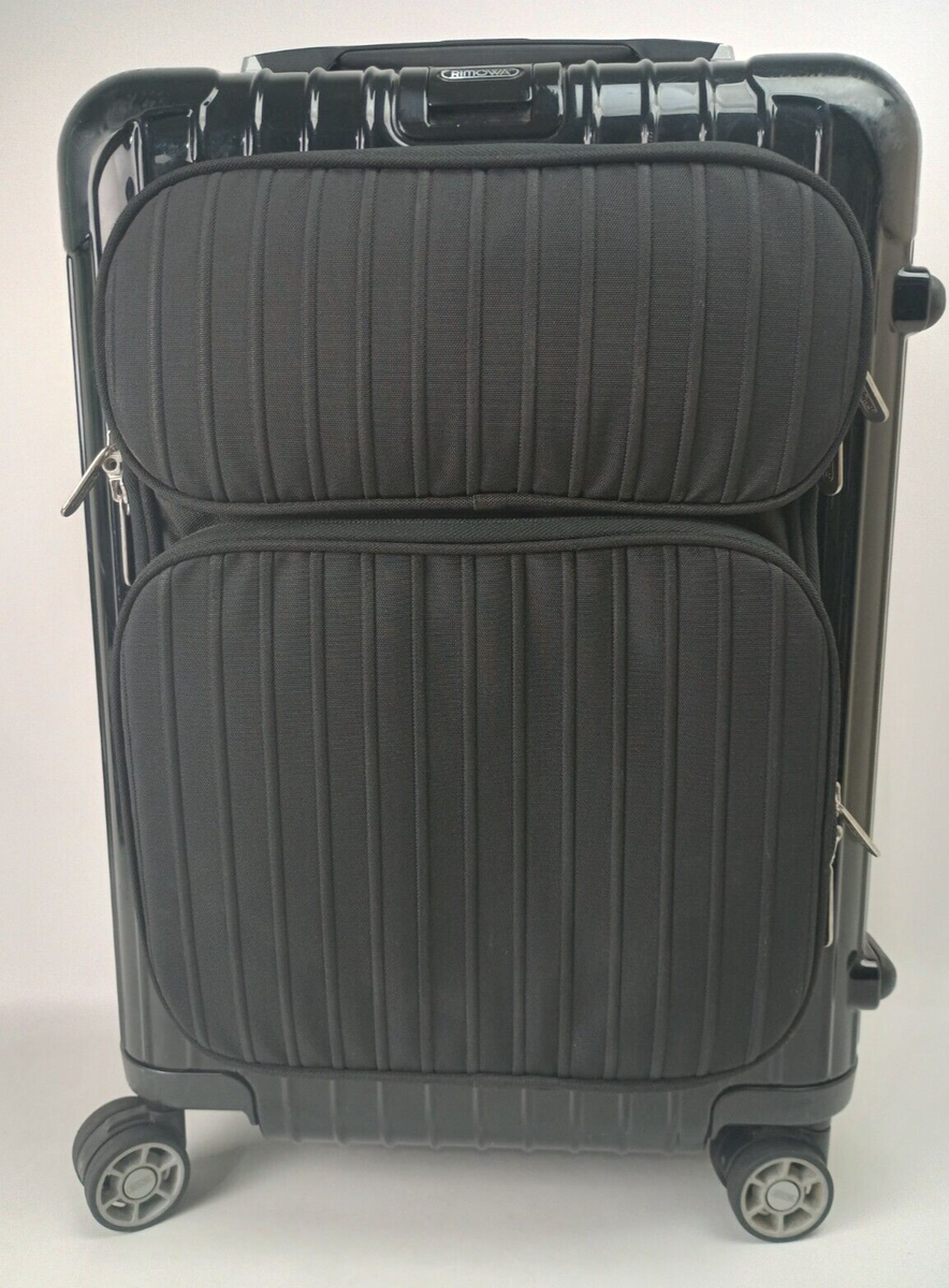 Rimowa Salsa Hybrid Deluxe Black 4-Wheels Carry On Case Rimowa Salsa Hybrid Deluxe Black 4-Wheels Carry On Case