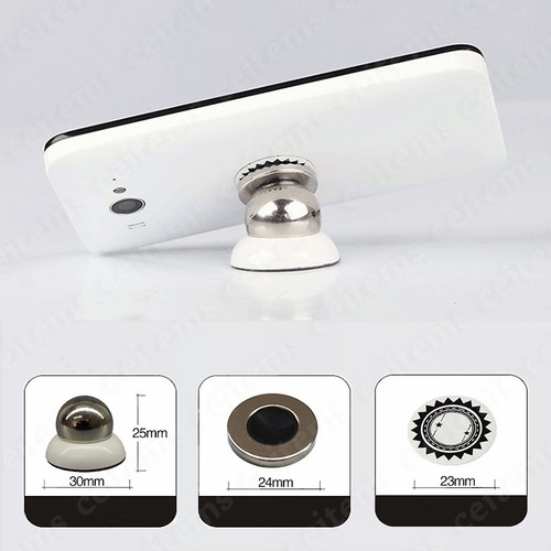 Magnetic Car Mount Kit Sticky Holder Stand for iPhone Samsung Cell Phone Mobile - Picture 3 of 3