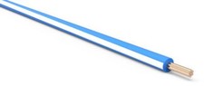 20 AWG Automotive TXL Wire Light Blue w/ White Stripe Various Lengths
