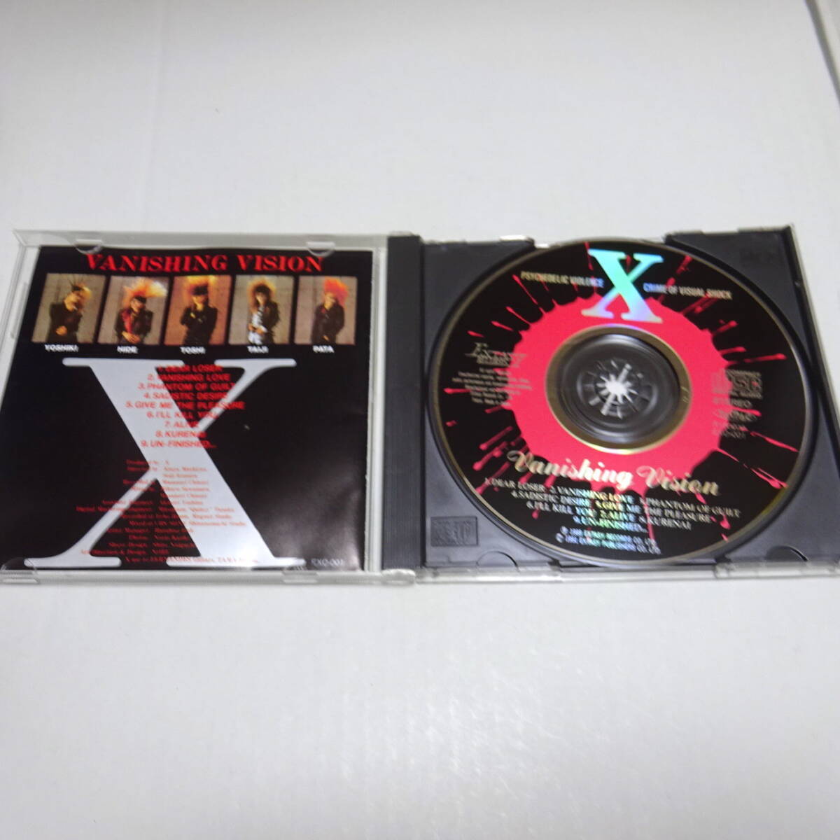 X Japan Vanishing Vision EXC-001 Japanese CD Album Rare