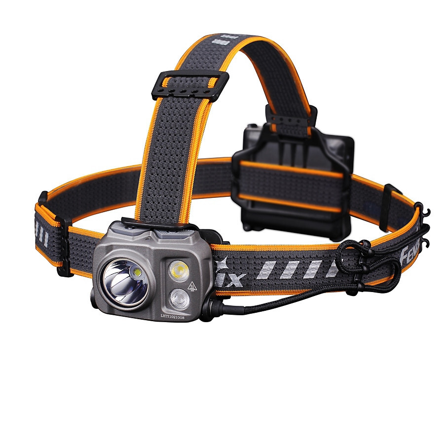 Fenix HP16R Rechargeable Lightweight Head Torch | Fishing, Hiking, Work, 1250L, 255m, 300 Hrs Max, Dual Beams with Red Light Mode, 4x AA Compatible, USB-C, IP66 - Image 2