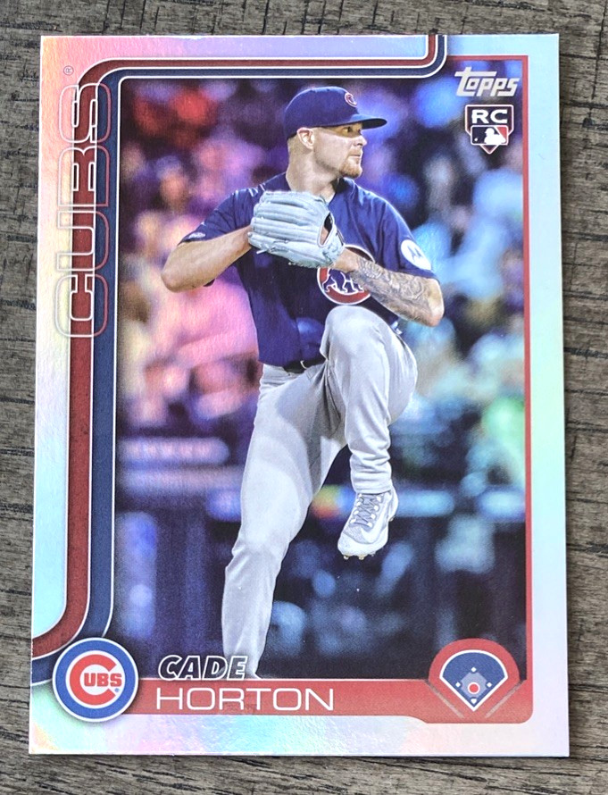 Cade Horton 2025 Topps Update Rookie Rainbow Foil SP Chicago Cubs RC #US140