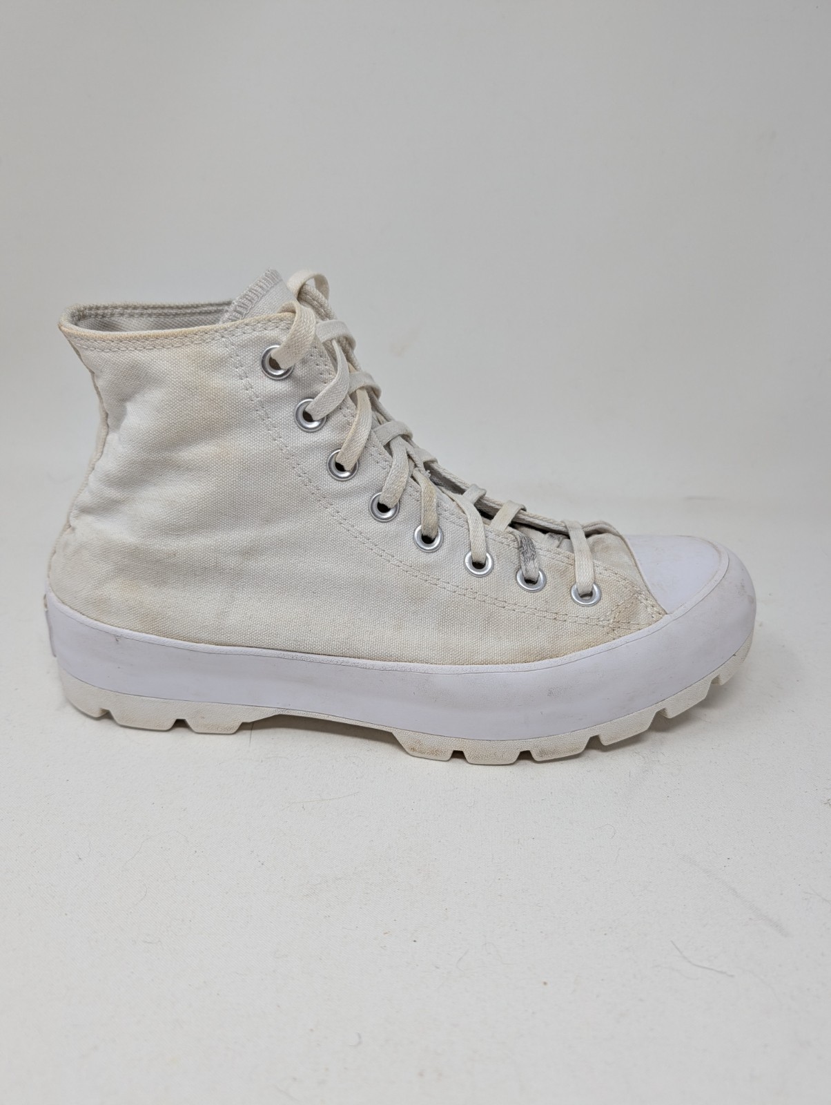 Converse Chuck Taylor All Star Lugged Hi White Shoes Women's 11 565902C High Top thumbnail 2