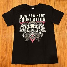 Vintage Wwe Nxt The New Era Hart Foundation T Shirt Sz M Wwf Wcw Aew