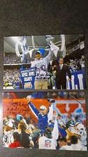 TONY DUNGY 2 Hand Signed Autograph 4X6 PHOTO S - HOF PLAYER & COLTS COACH