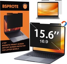 Magnetic Laptop Privacy Screen 15.6 Inch Anti-Glare Blue Light Filter Shield