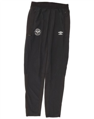 Umbro Mens Brentford FC Cargo Tracksuit Trousers Medium Black Polyester CL12