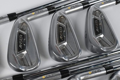 Ping Anser 2014 Eisen / 3-PW / Yellow Dot / X-Flex Ping CFS Schäfte
