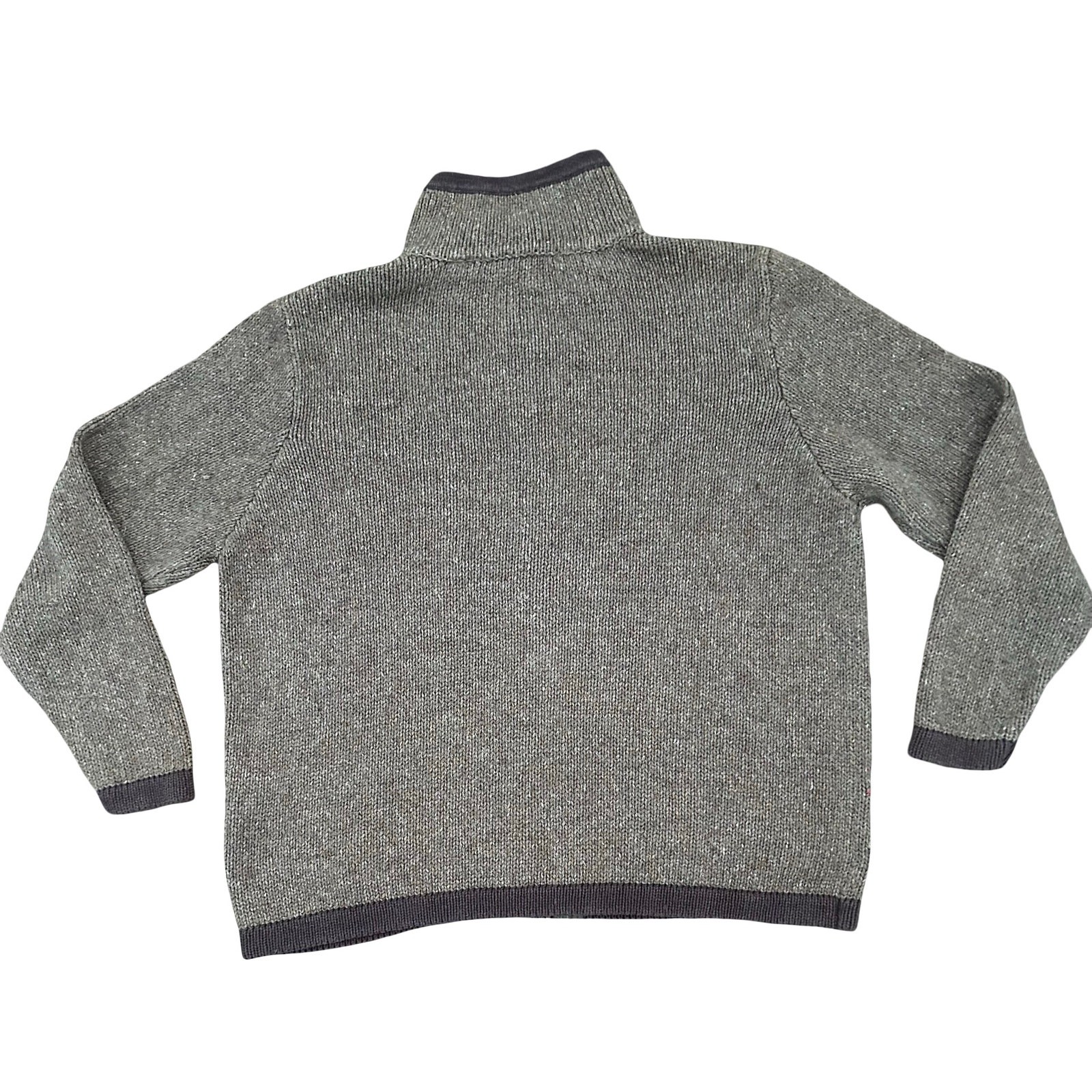 Vintage Wool Blend Brown Patchwork Embroidered Ch… - image 2