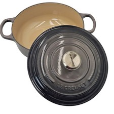 Le Creuset Signature Sauteuse Dutch Oven Enameled Cast Iron 3.5qt In Oyster Grey