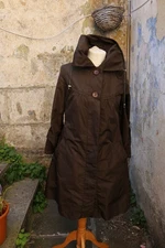 Atsuro Tayama Brown/Aubergine Size S Raincoat