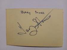 Terry Stone & Alan Smith 1960s Signed speedway Autograph Page Small