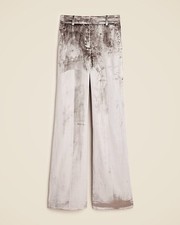 J.Crew Carolina pant in drapey velvet Natural size 12 NWT