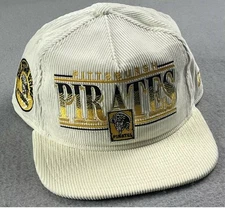 NEW ERA Golfer Pittsburgh Pirates Corduroy Snapback Hat Pirates Side Patch NEW