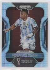 2022 Panini Prizm World Cup Qatar Hyper Lautaro Martinez Martínez #5 0e3u