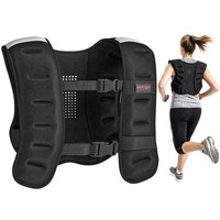 SPORTNOW 5kg Weighted Vest with Adjustable Straps and Reflective Strips