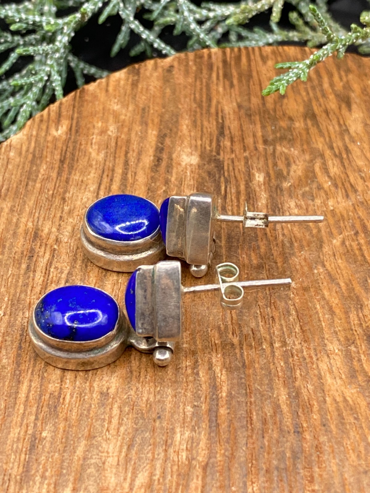 Modernistic, solid sterling, lapis lazuli articul… - image 4