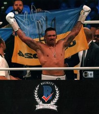OLEKSANDR USYK SIGNED 8X10 PHOTO BOXING WORLD HEAVYWEIGHT CHAMPION UKRAINE BAS 