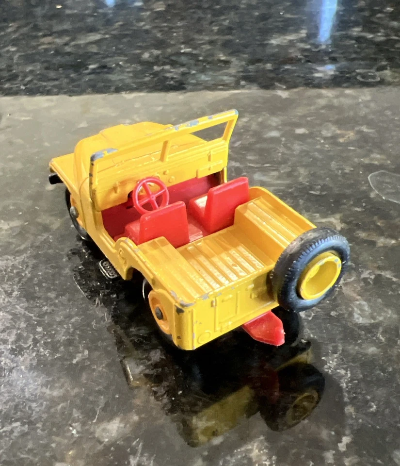 Jeep estándar Lesney Matchbox #72 1967 vintage (CJ-5) hecho en el Reino Unido Foto 3 de 4